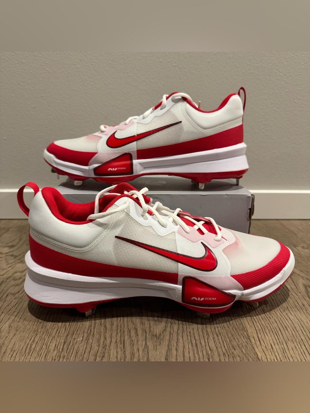 Nike Force Zoom Trout 9 Pro University Red White